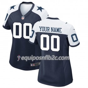 Camiseta Mujer NFL Dallas Cowboys Personalizar Nike Throwback Alternate 